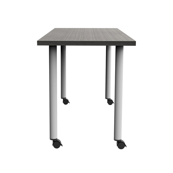 Jurni Multi-Purpose Table with Post Leg and Casters | JN6024NFXPCADSWT