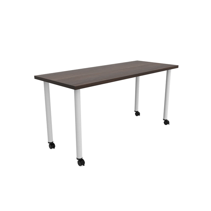 Jurni Multi-Purpose Table with Post Leg and Casters | JN6024NFXPCADSWT