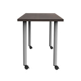 Jurni Multi-Purpose Table with Post Leg and Casters | JN6024NFXPCADSWT