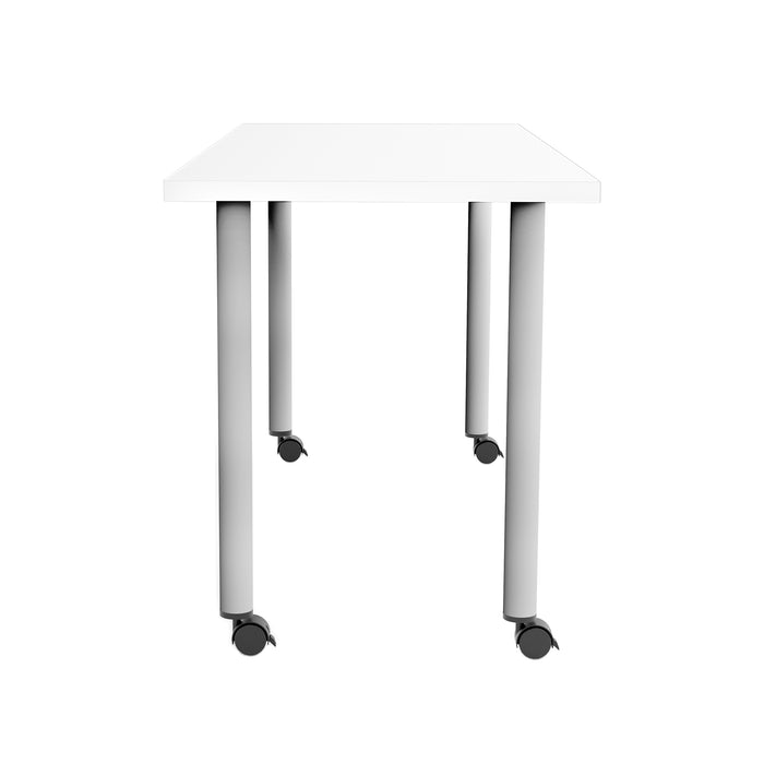 Jurni Multi-Purpose Table with Post Leg and Casters | JN6024NFXPCADSWT