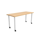 Jurni Multi-Purpose Table with Post Leg and Casters | JN6024NFXPCADSWT