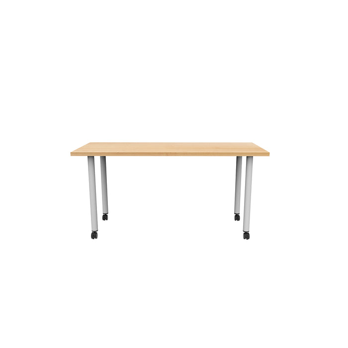 Jurni Multi-Purpose Table with Post Leg and Casters | JN6024NFXPCADSWT