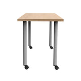 Jurni Multi-Purpose Table with Post Leg and Casters | JN6024NFXPCADSWT