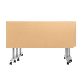 Jurni Flip Table with Casters | JN7224NFLPCADSWT