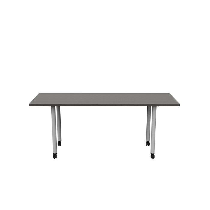 Jurni Multi-Purpose Table with Post Leg and Casters | JN7224NFXPCADSWT