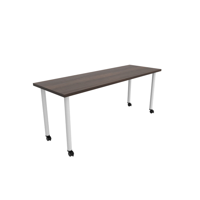 Jurni Multi-Purpose Table with Post Leg and Casters | JN7224NFXPCADSWT