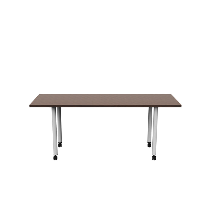 Jurni Multi-Purpose Table with Post Leg and Casters | JN7224NFXPCADSWT