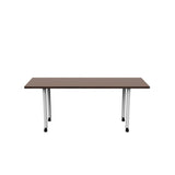 Jurni Multi-Purpose Table with Post Leg and Casters | JN7224NFXPCADSWT