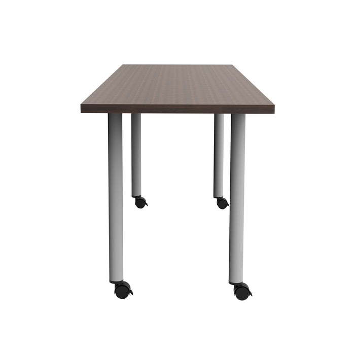 Jurni Multi-Purpose Table with Post Leg and Casters | JN7224NFXPCADSWT