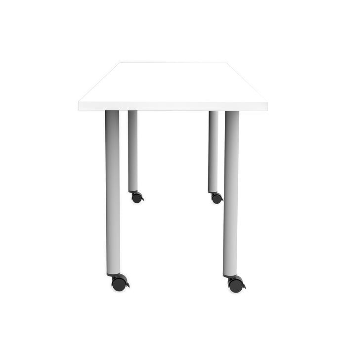 Jurni Multi-Purpose Table with Post Leg and Casters | JN7224NFXPCADSWT