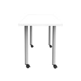 Jurni Multi-Purpose Table with Post Leg and Casters | JN7224NFXPCADSWT