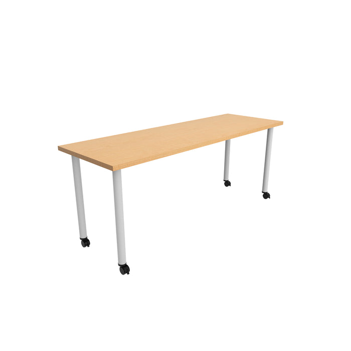 Jurni Multi-Purpose Table with Post Leg and Casters | JN7224NFXPCADSWT