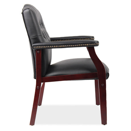 Lancaster Guest Chair with Mahogany Frame - 27''D Seat | 291VBK