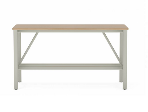 Collaborative Spaces™ 42"H Large Collaboration Table with Small Radius & Levelers - 84"W x 48"D | SCTLBSL4884