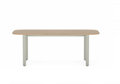 Collaborative Spaces™ 29"H Large Collaboration Table with Large Radius & Levelers - 78"W x 42"D | SCTLWLL4278