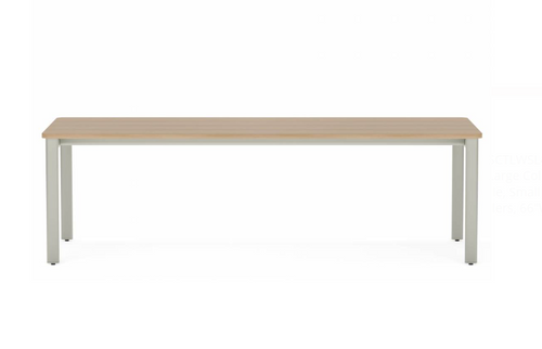 Collaborative Spaces™ 29"H Large Collaboration Table with Small Radius & Levelers - 96"W x 42"D | SCTLWSL4296