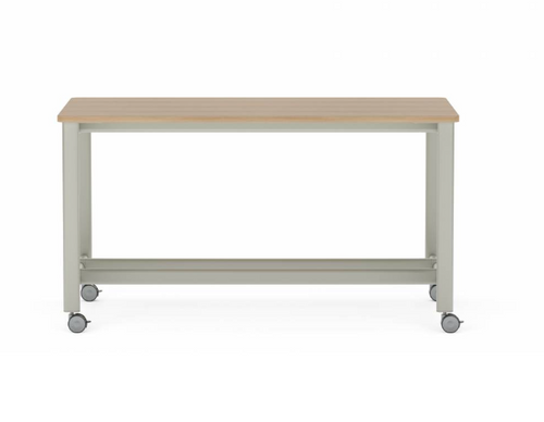 Collaborative Spaces™ 36"H Large Collaboration Table with Small Radius & Casters - 66"W x 36"D | SCTLCSC3666