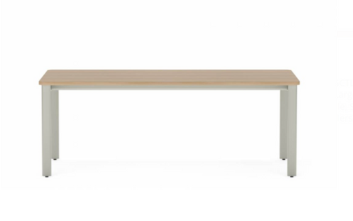 Collaborative Spaces™ 29"H Large Collaboration Table with Small Radius & Levelers - 84"W x 48"D | SCTLWSL4884