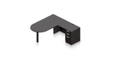 71" Desk with Island Return and Box/File Pedestal | Layout SL-24