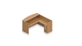 Reception Desk with Return Shell and Transaction Top | Layout SL-28