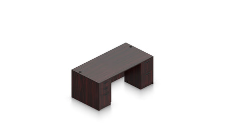 71" Desk with Box/File and File/File Pedestals | Layout SL-30