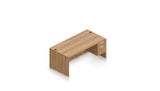 71" Desk with Hanging Box/File Pedestal | Layout SL-33