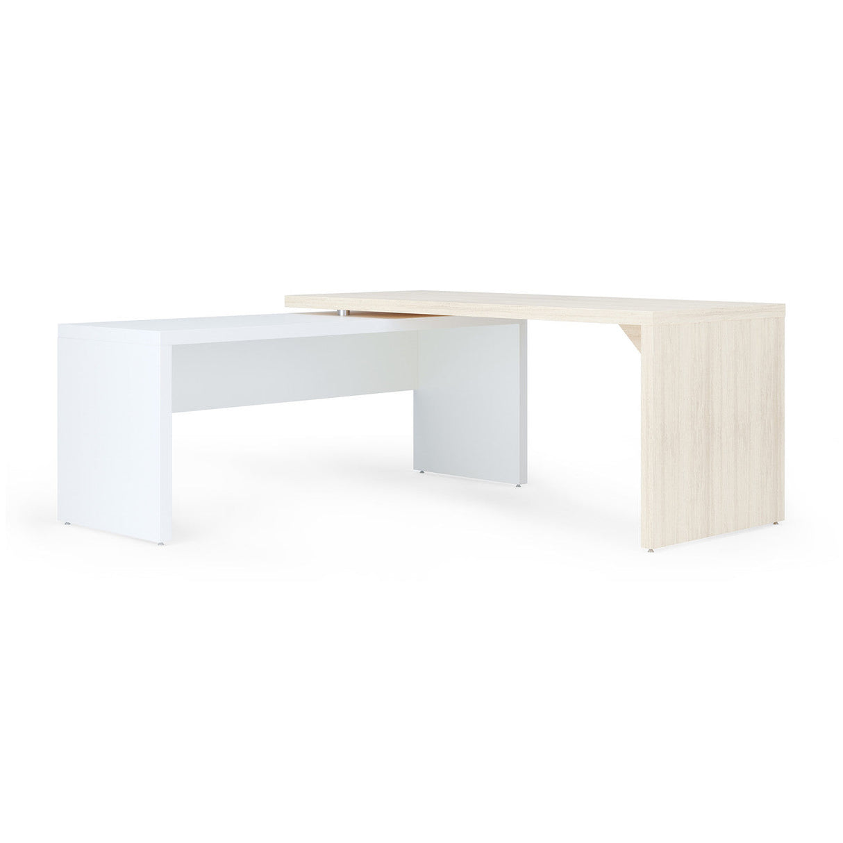 Lucca L-Shape Desk with Reversible Return | OSXD2001