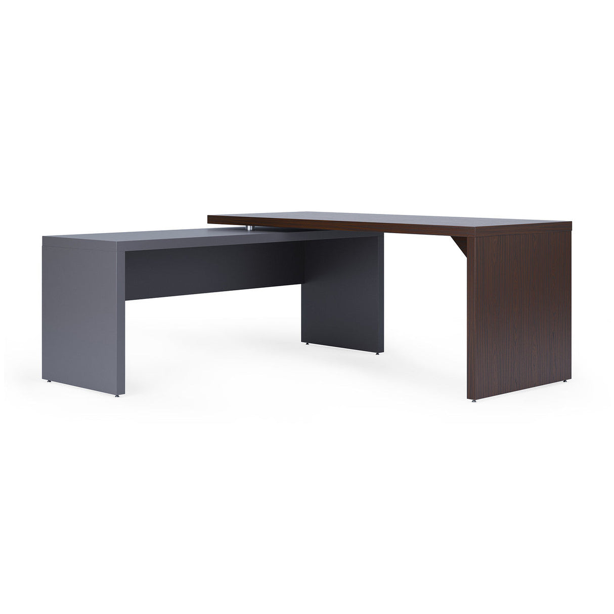 Lucca L-Shape Desk with Reversible Return | OSXD2001