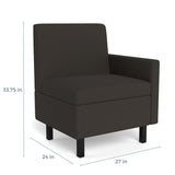 Movvi Single Seat, Left Arm | MISSALDT