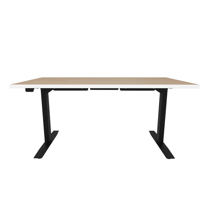 ML-Series Height-Adjustable Table, 30x60 Laminate Top, 2-Stage/2-Leg Base | ML223060