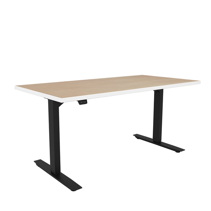 ML-Series Height-Adjustable Table, 30x60 Laminate Top, 2-Stage/2-Leg Base | ML223060