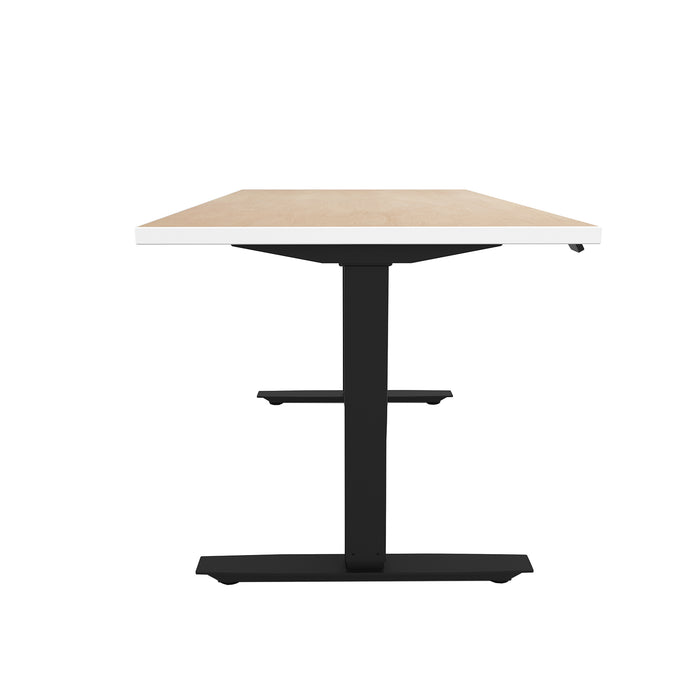 ML-Series Height-Adjustable Table, 30x60 Laminate Top, 2-Stage/2-Leg Base | ML223060