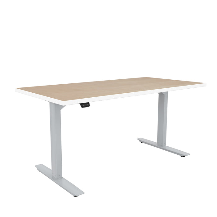 ML-Series Height-Adjustable Table, 30x60 Laminate Top, 2-Stage/2-Leg Base | ML223060