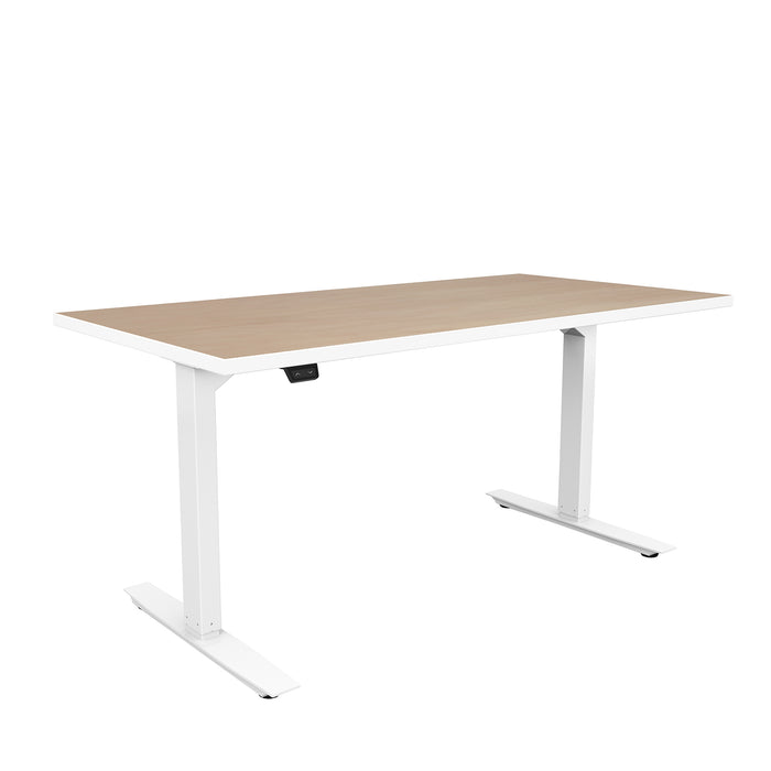ML-Series Height-Adjustable Table, 30x60 Laminate Top, 2-Stage/2-Leg Base | ML223060