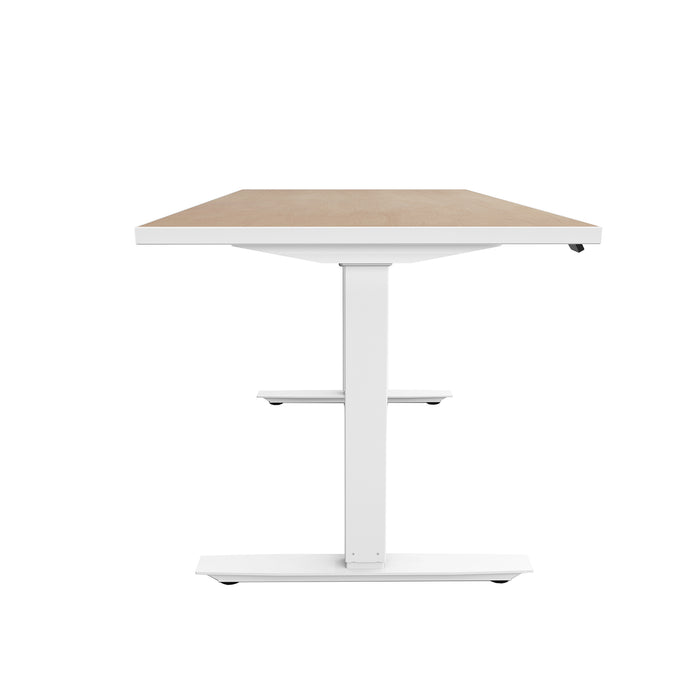 ML-Series Height-Adjustable Table, 30x60 Laminate Top, 2-Stage/2-Leg Base | ML223060