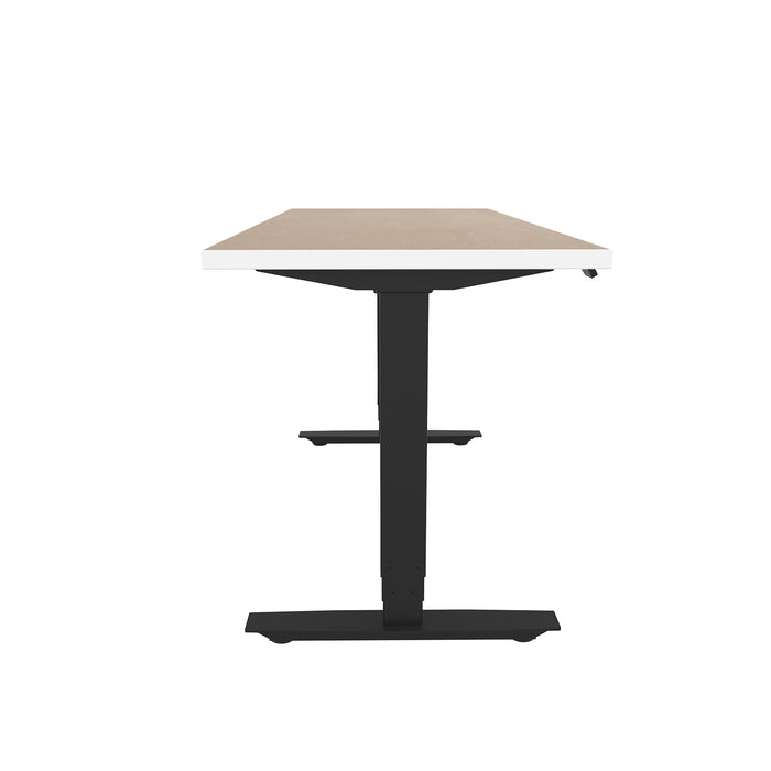 ML-Series Height-Adjustable Table, 24x60 Laminate Top, 2-Stage/2-Leg Base | ML222460