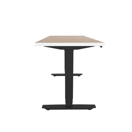 ML-Series Height-Adjustable Table, 24x60 Laminate Top, 3-Stage/2-Leg Base | ML322460