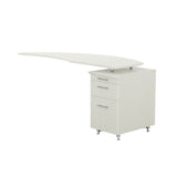 Medina™ 63" Right Curved Desk Return, P/B/F Pedestal | MNRTPR