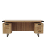 Mirella™ Free Standing Desk, BBB/BF | MRDBF7236