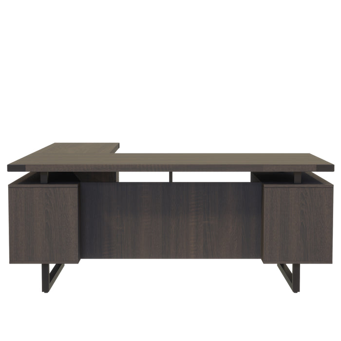 Mirella™ L-Shaped Configuration Desk, BBB/BF | MRLSBF7236