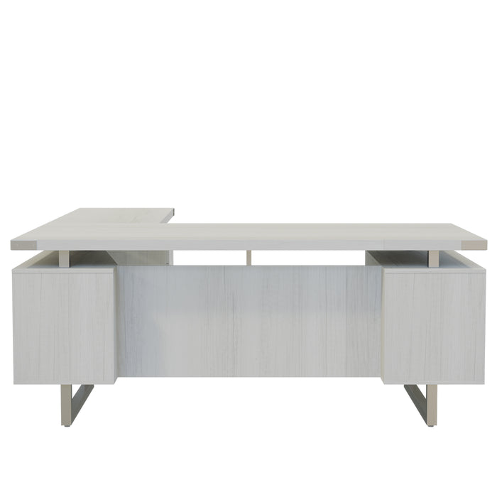Mirella™ L-Shaped Configuration Desk, BBB/BF | MRLSBF7236