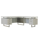 Mirella™ L-Shaped Configuration Desk, BBB/BF | MRLSBF7236