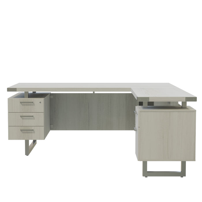 Mirella™ L-Shaped Configuration Desk, BBB/BF | MRLSBF7236