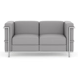 Madison Loveseat with Chrome Exposed Frame | 9282A