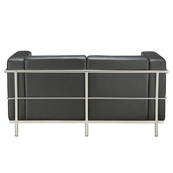 Madison Loveseat with Chrome Exposed Frame | 9282A