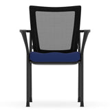 CoolMesh Mesh Back Stacking Chair with Fabric Seat | 7944GNSF