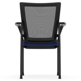 CoolMesh Mesh Back Stacking Chair with Fabric Seat | 7944GNSF