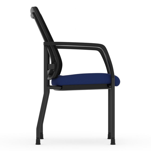 CoolMesh Mesh Back Stacking Chair with Fabric Seat | 7944GNSF
