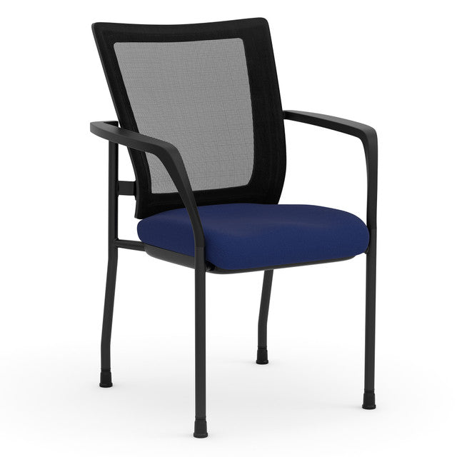 CoolMesh Mesh Back Stacking Chair with Fabric Seat | 7944GNSF