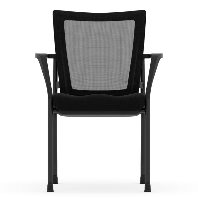 CoolMesh Mesh Back Stacking Chair with Fabric Seat | 7944GNSF